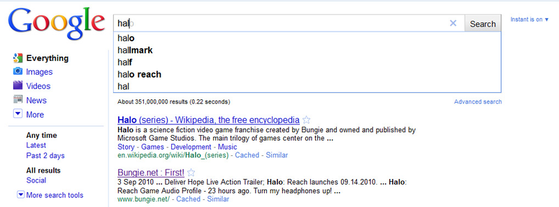 Illustration for article titled Google Instant vs Video Games
